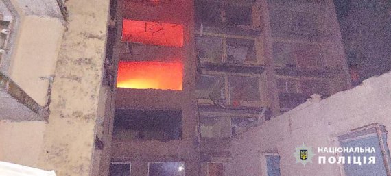 Поліція показала наслідки влучання на Одещині