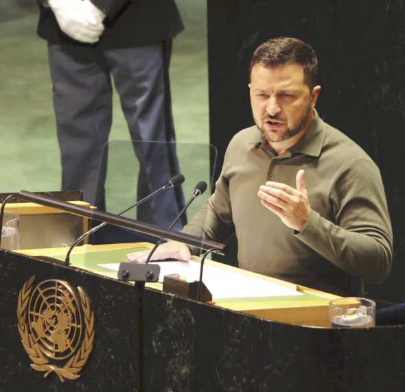 Выступление Зеленского на Генассамблее ООН 