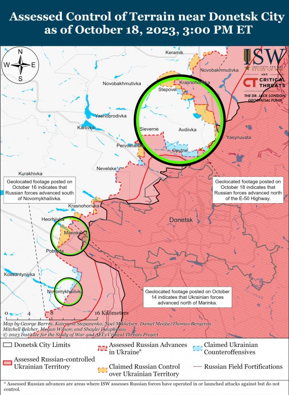 Аналітики ISW показали актуальні карти боїв