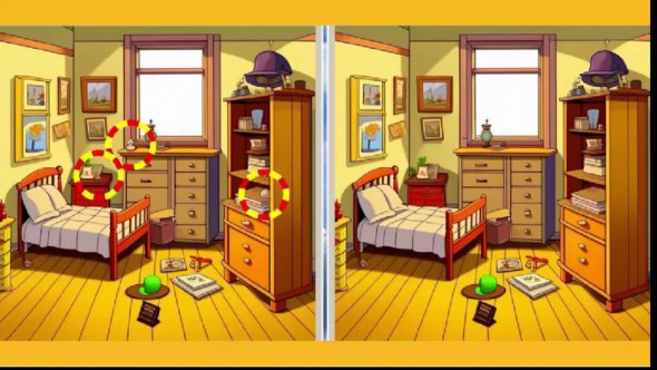 Головоломки с оптической иллюзией: найдите три отличия между спальнями