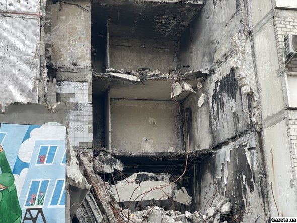 Через обстріли російських окупантів у Північній Салтівці 70% житлових будівель та інфраструктури зруйновано