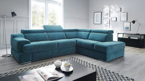 Кутовий диван відзначається особливою популярністю, адже має чудову місткість, при цьому економлячи місце у кімнат