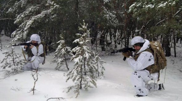 Військові 5-ї танкової бригади на навчаннях