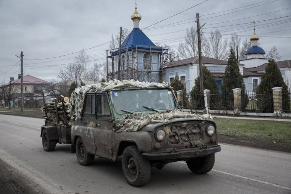 Українські війська в Авдіївці 