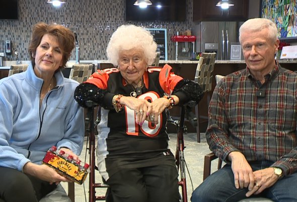 105-річна американка Флоренс Хекман  розповіла свій секрет довголіття