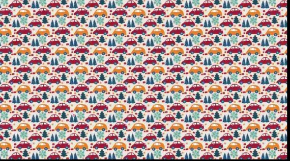 Новогодняя головоломка: найдите Санту среди машин на картинке