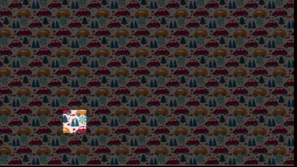 Новогодняя головоломка: найдите Санту среди машин на картинке