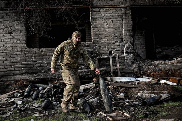 Украинские военные в Запорожской области 