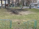 Обломки российских ракет падали и на детских площадках в Киеве