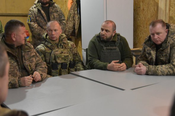 Українські генерали і міністр оборони прибули в район Куп'янська