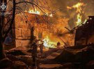 В Сумской области горело после обстрела