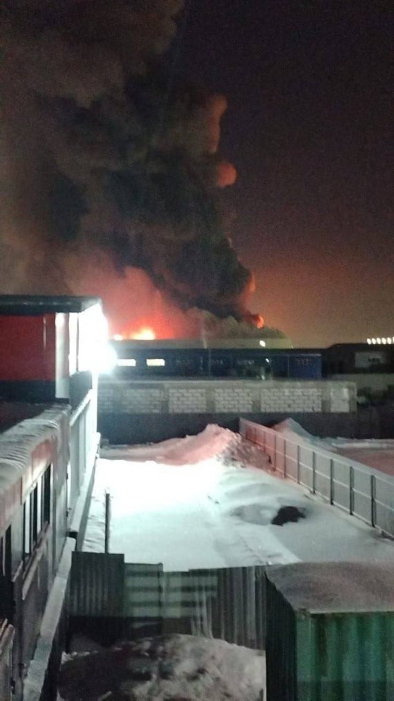 У російському Санкт-Петербурзі сталася масштабна пожежа