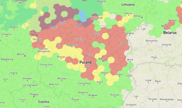 Над частиною території Польщі зник сигнал GPS