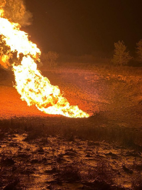 В Харькове российская ракета попала в газопровод