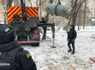 Державна служба надзвичайних ситуацій показала фото російських ракет, якими ворог атакував Київ