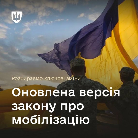 Міністерство оборони опублікувало інфографіку про оновлений законопроєкт про мобілізацію