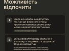 Міністерство оборони опублікувало інфографіку про оновлений законопроєкт про мобілізацію