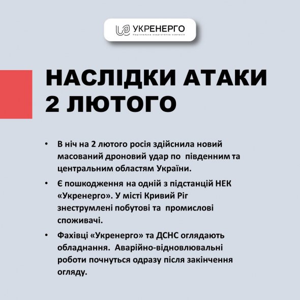 Россия ночью 2 февраля выпустила по Украине ударные дроны