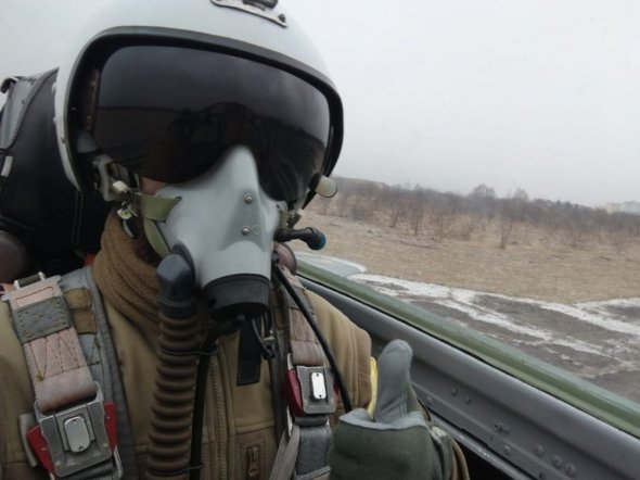 Пилот "Джус" является одним из "Призраков Киева", которые защищали небо столицы