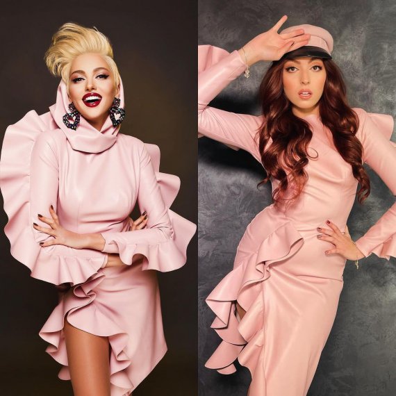 Полякова на фото порівняла себе з 18-річною донькою