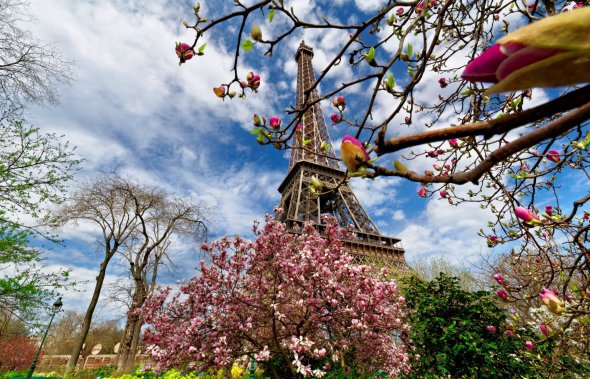Париж весною