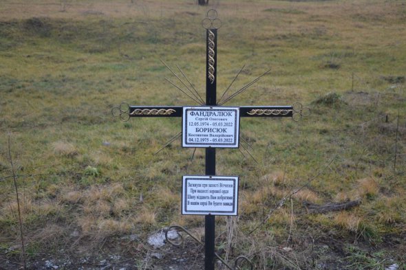 Крест погибшим воинам установили в Новоселовке
