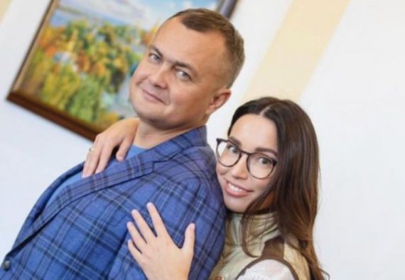 Марина Арістова з чоловіком