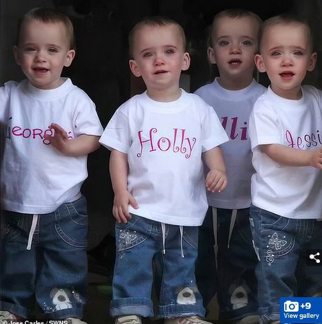 Идентичным четверням Холли, Джесс, Джорджи и Элли, которые даже не могли родиться, исполняется 18 лет, и они собираются впервые разлучиться