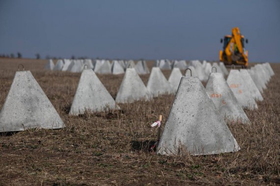 Міноборони України показало фото оборонних фортифікацій на Запорізькому напрямку