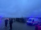 На Львівщині перекинулася маршрутка з людьми