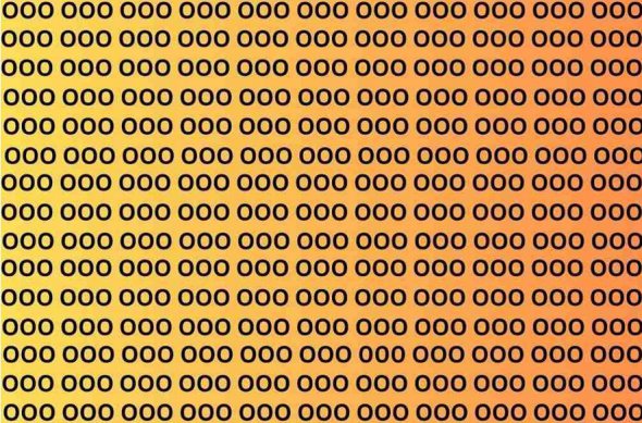 Головоломка с оптической иллюзией: найдите номер 000 среди букв "О" за 12 секунд 