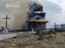 В пожаре во Львовской области полностью сгорела церковь XIX века со статусом памятника национального значения