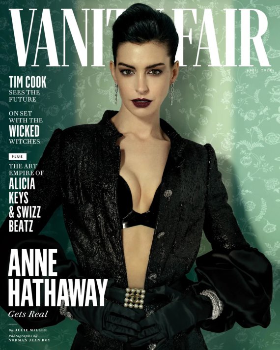 Энн Хэтэуэй снялась для обложки Vanity Fair
