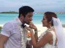 Наталка Денисенко и Андрей Фединчик поженились на Мальдивах