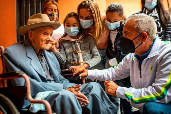 Уроженец Венесуэлы, старейший в мире, умер Хуан Висенте Перес Мора на 115 году жизни