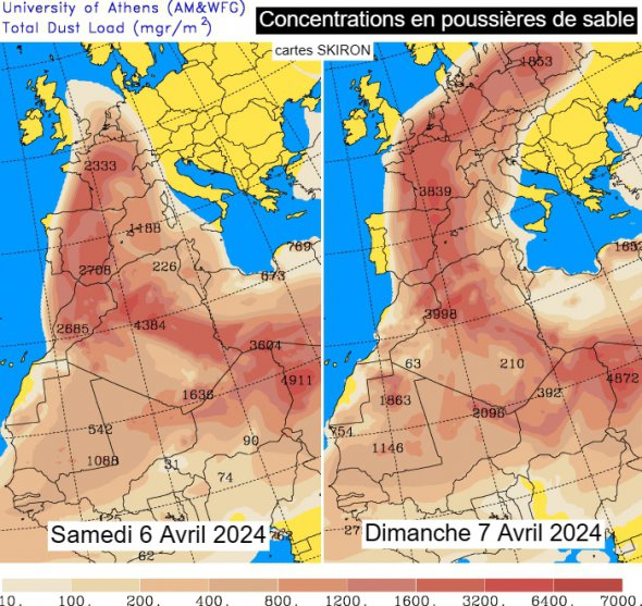 Наступними вихідними пил із Сахари знову накриє Європу