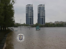 В Киеве затопило Муромец и Гидропарк