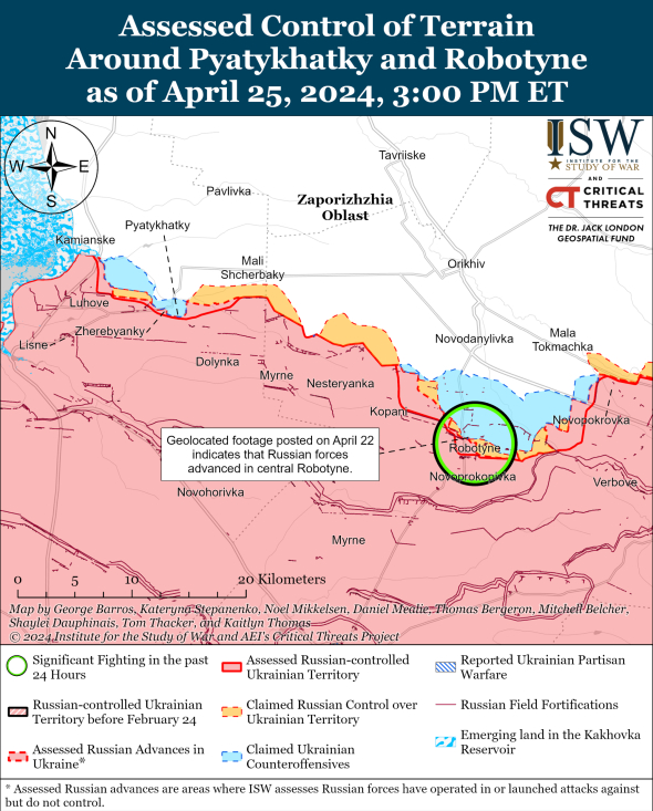 Бойові дії у Запорізькій області