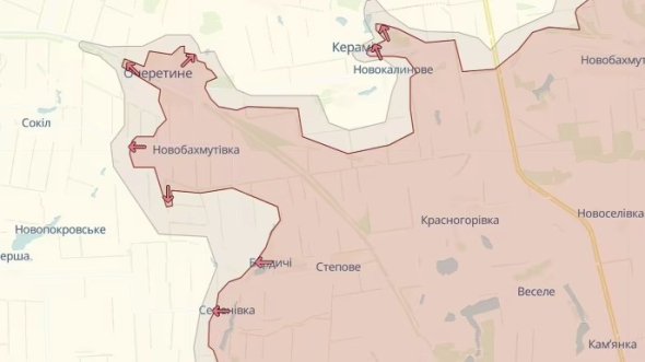 Аналитики DeepState сообщают о захвате села Бердычи Очеретинской громады