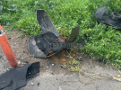 Обломки ракеты, найденной в Одессе.