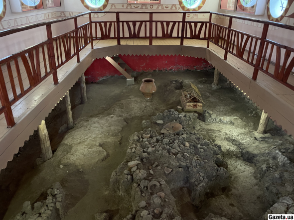 В музее археологии можно увидеть незавершенные раскопки