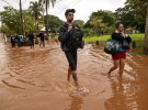 Разрушительные наводнения и оползни в Бразилии