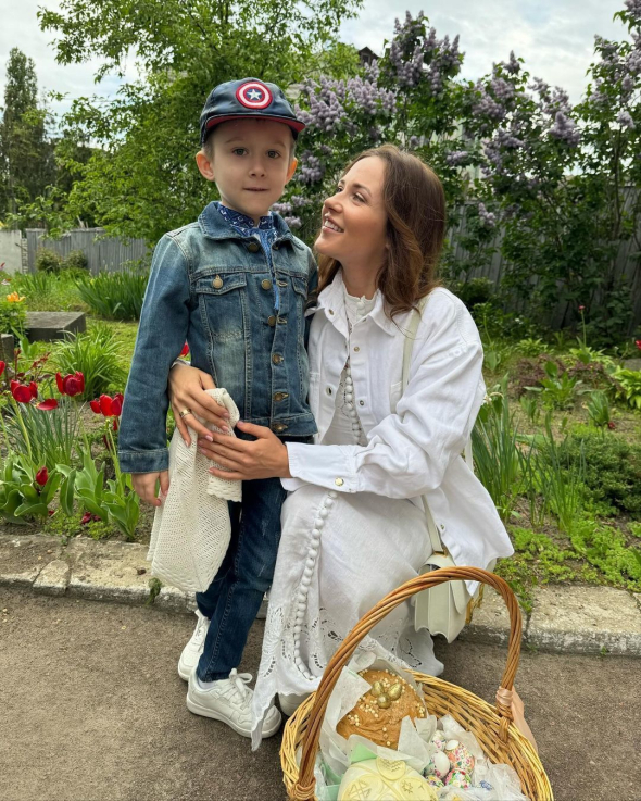 Наталка Денисенко с сыном