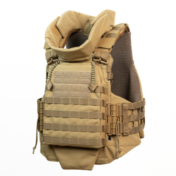 Полегшений бронежилет "Сармат" з балістичним протиуламковим пакетом 1 класу захисту (Койот)