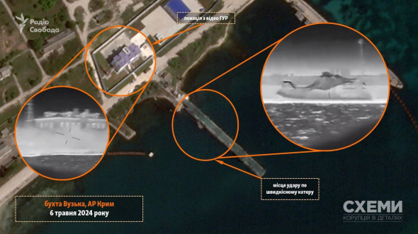 Ударним морським дроном Magura V5 знищили швидкісний катер російських окупантів