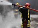 В Винницкой области возник масштабный пожар после российского удара