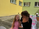 Леся Никитюк с племянницей