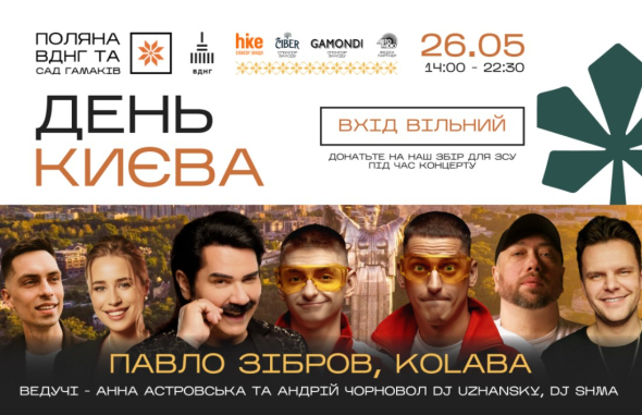 25-26 травня - День Києва: програма святкування 