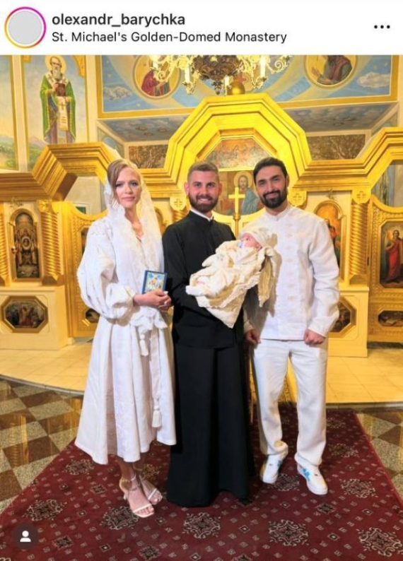 Віталій Козловський похрестив сина