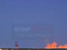 Над Луганськом зарево пожежі